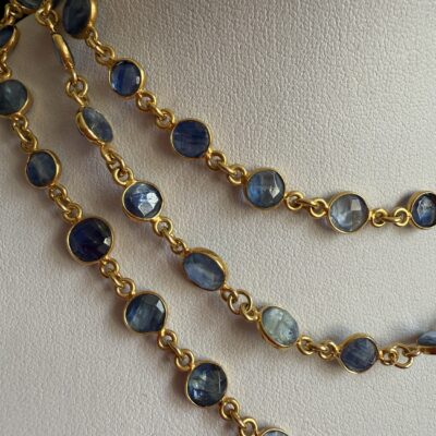 Alternative view of Collezione Strozzino Gold Cianite Blu