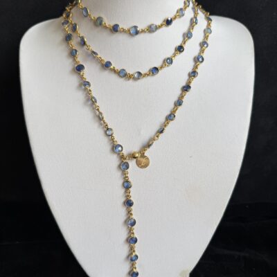 Collezione Strozzino Gold Cianite Blu