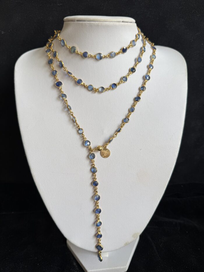 Collezione Strozzino Gold Cianite Blu