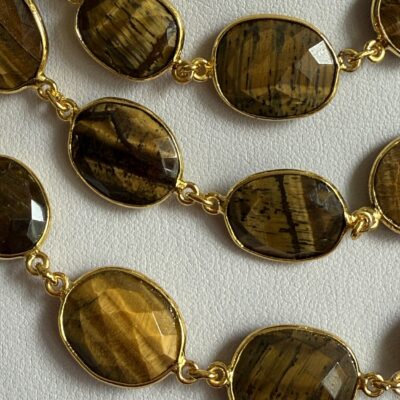 Alternative view of Collezione Pietre Occhio di Tigre Gold