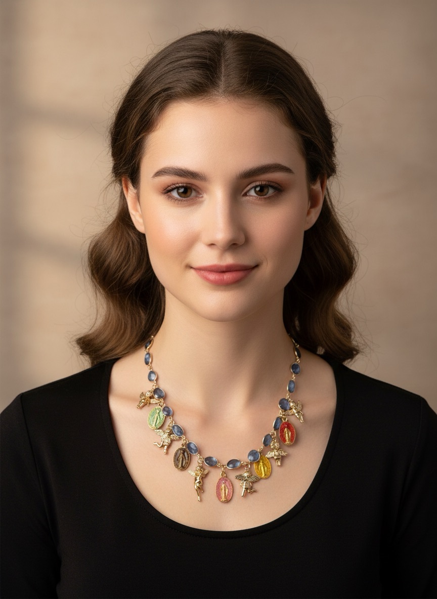 Collezione Maddalena con Pietre e Angioletti (altri colori) - Image 4