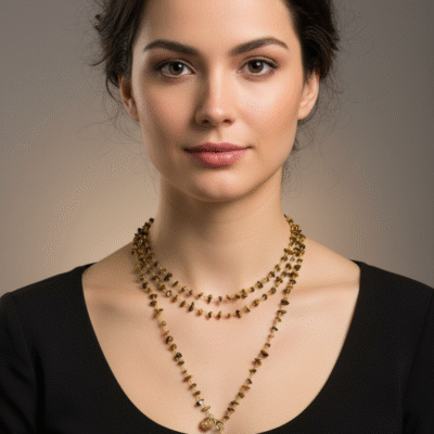 Alternative view of Collezione Medaglione con Occhio Di Tigre