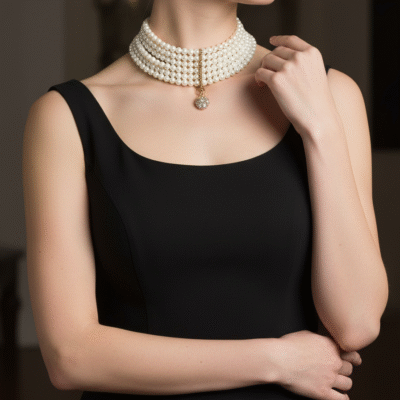 Alternative view of Collezione Perle Collarino