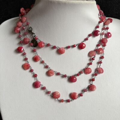 Collezione Gocce Rubino Rosa Scuro