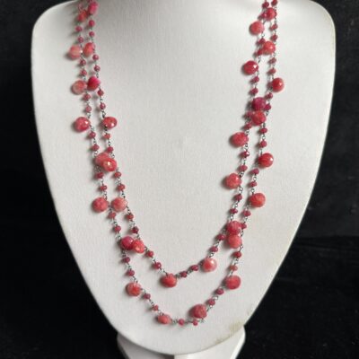 Alternative view of Collezione Gocce Rubino Rosa Scuro