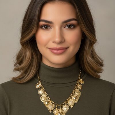 Alternative view of Collezione Cuori Sacri Oro