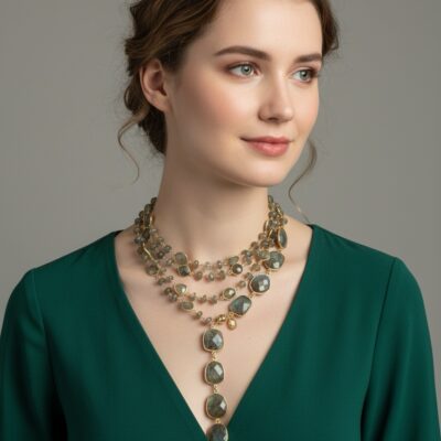 Alternative view of Collezione Sciarpetta Labradorite