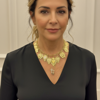 Alternative view of Collezione Cuori Sacri Oro