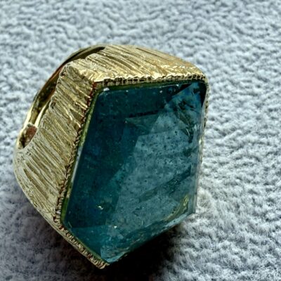 Anello Giant Blu Ocean