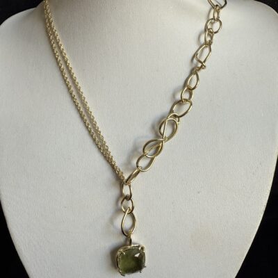 Collezione Girocollo Catena Fantasia Verde Kenya