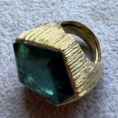 Anello Giant Blu Verde Petrolio