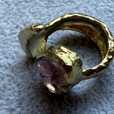 Alternative view of Anello Cuore Tormalina