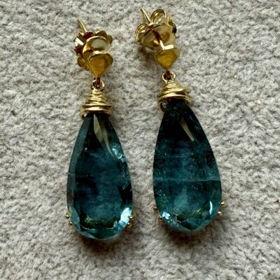 Orecchini Goccia Blu Ocean