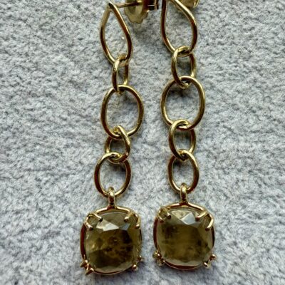 Orecchini Fantasia 5 Cerchi Brown