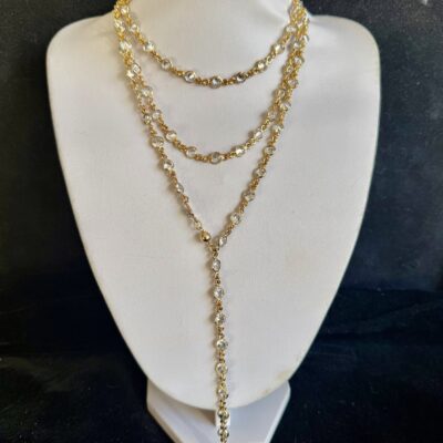 Collezione Zirconi Strozzino Gold Midi