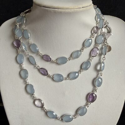 Collezione Pietre Calcedonio Sky