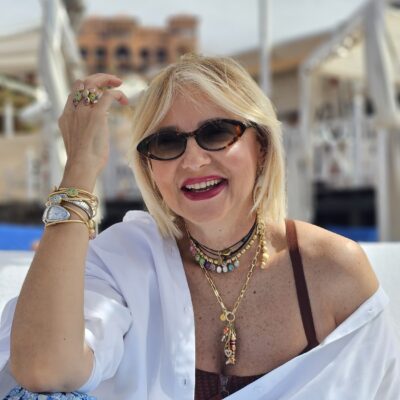 Alternative view of Collezione Ciuffi Girocollo Pesci Cicladi 2 Pietre