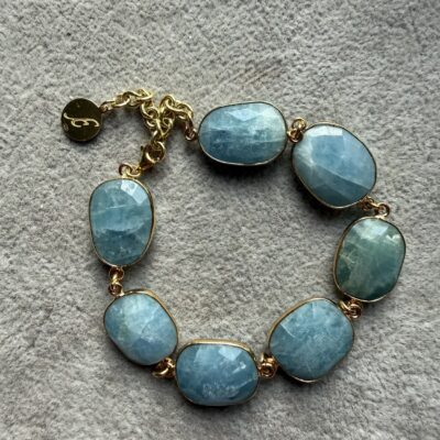 Bracciale Pietre Naturali Acquamarina