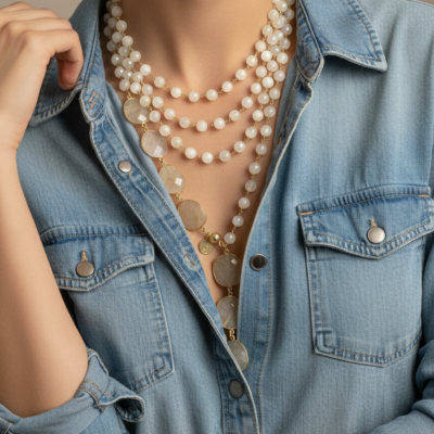 Alternative view of Collezione Sciarpetta Pietra di Luna