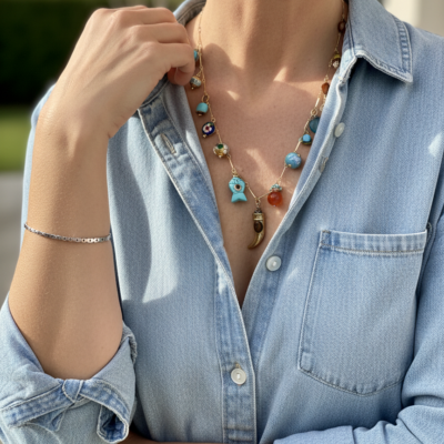 Alternative view of Collezione Primavera Raggio di Sole Turchese