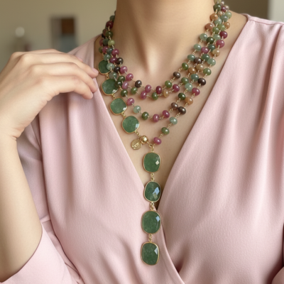 Alternative view of Collezione Sciarpetta Giada Multicolor