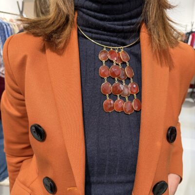 Alternative view of Collezione Frangia Corniola Scuro