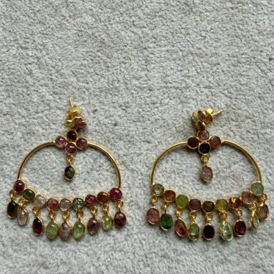 Alternative view of Orecchini Chandelier Tormaline