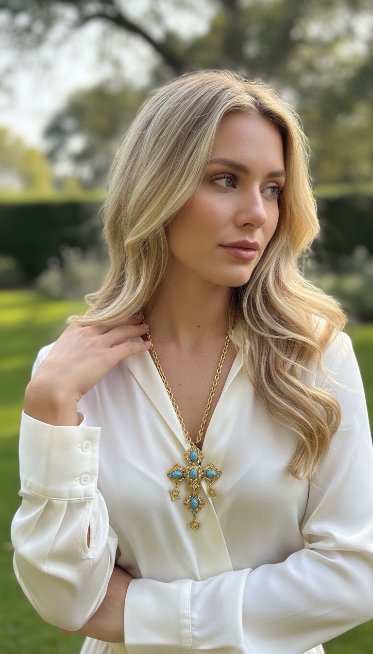 Collezione Croci con Pietre Turchese - immagine 3