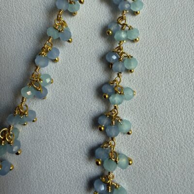 Collezione Fusciacca Celeste con Croce Amazzonite - immagine 6