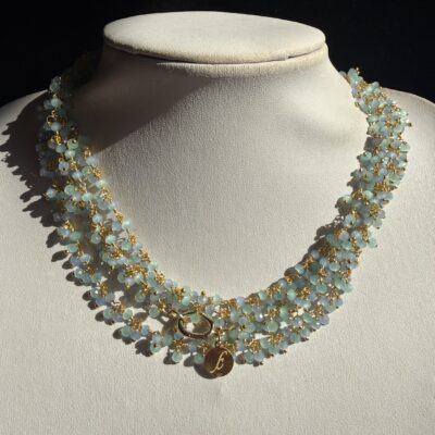 Collezione Fusciacca Celeste con Croce Amazzonite - immagine 3