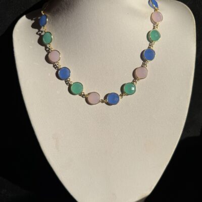 Collezione Choker Calcedonio multicolor - immagine 4