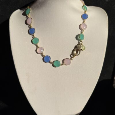 Collezione Choker Calcedonio multicolor
