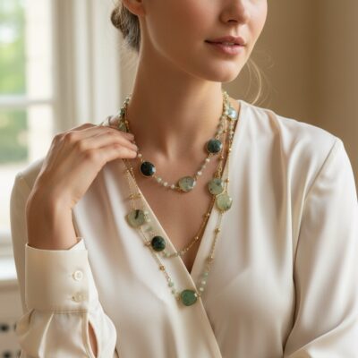 Collezione Extra Long Prehnite - immagine 2