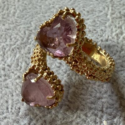 Anello Contrarie Cuori Tormalina - immagine 4