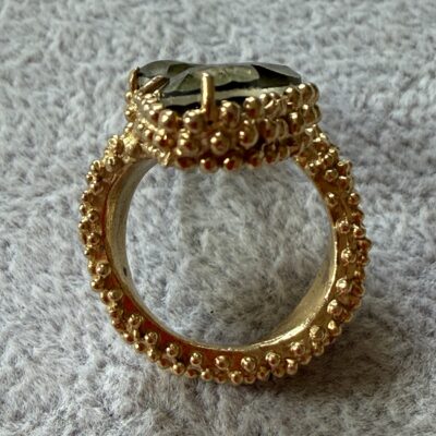 Anello Contrarie Cuori Verde Kenya - immagine 5