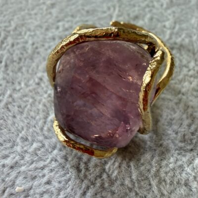 Anello Pietra Big Tormalina