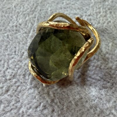 Anello Pietra Big Verde Kenya - immagine 5
