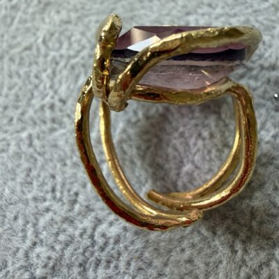 Anello Pietra Big Tormalina - immagine 3