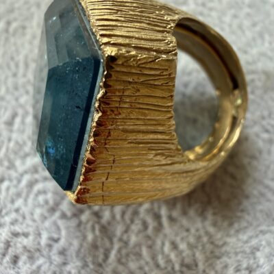 Anello Giant Blu Topazio - immagine 7