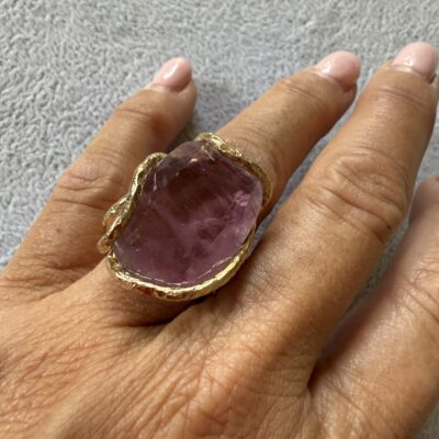 Alternative view of Anello Pietra Big Tormalina