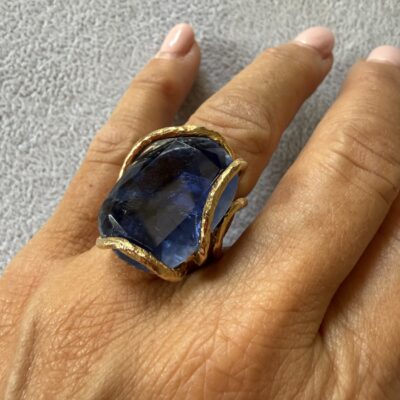 Anello Pietra Big Topazio London - immagine 4