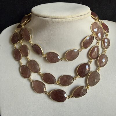 Collezione Pietre Gold Quarzo Cherry