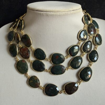 Collezione Pietre Gold Unakite
